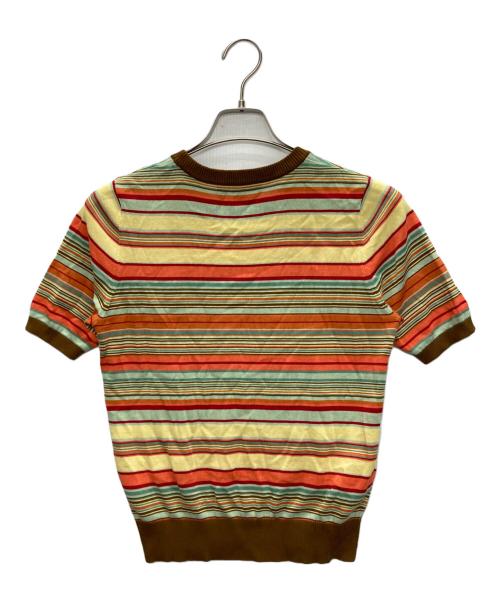 CABAN（キャバン）CABaN (キャバン) コットン マルチボーダー クルーネックプルオーバー マルチカラー サイズ:SIZE Freeの古着・服飾アイテム