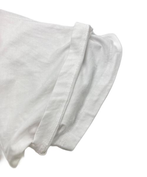 MM6 Maison Margiela（エムエムシックスメゾンマルジェラ）MM6 Maison Margiela (エムエムシックスメゾンマルジェラ) ロゴプリントTシャツ ホワイト サイズ:SIZE 16の古着・服飾アイテム