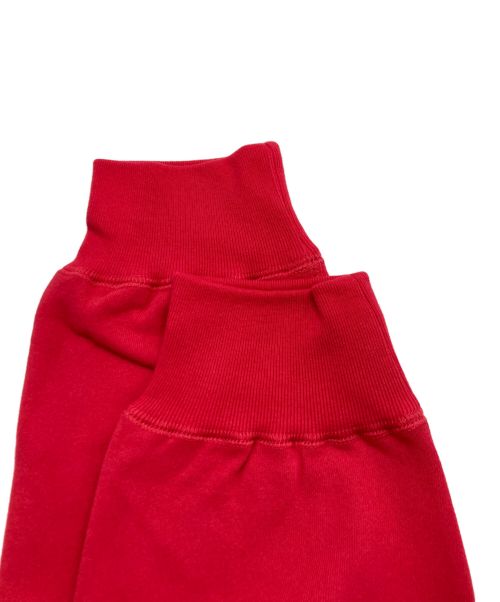 THE BLACK EYE PATCH（ブラックアイパッチ）THE BLACK EYE PATCH (ブラックアイパッチ) センター刺繍ロゴクルーネックスウェット レッド サイズ:SIZE XLの古着・服飾アイテム