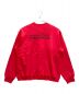THE BLACK EYE PATCH (ブラックアイパッチ) センター刺繍ロゴクルーネックスウェット レッド サイズ:SIZE XL：11000円