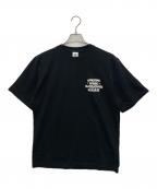 THE BLACK EYE PATCH×CAREERINGブラックアイパッチ×キャリアリング）の古着「プリントTシャツ」｜ブラック