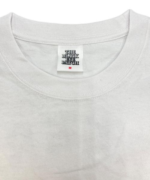 THE BLACK EYE PATCH（ブラックアイパッチ）THE BLACK EYE PATCH (ブラックアイパッチ) CAREERING (キャリアリング) プリントTシャツ ホワイト サイズ:SIZE Mの古着・服飾アイテム