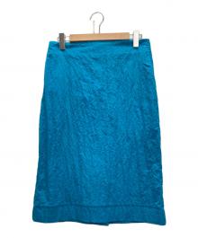 PLAN C（プランシー）の古着「ナイロンスカート」｜ブルー