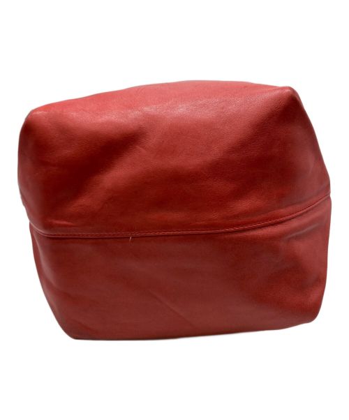 Saint Laurent Paris（サンローランパリ）Saint Laurent Paris (サンローランパリ) TEDDYレザーショルダーバッグ レッドの古着・服飾アイテム