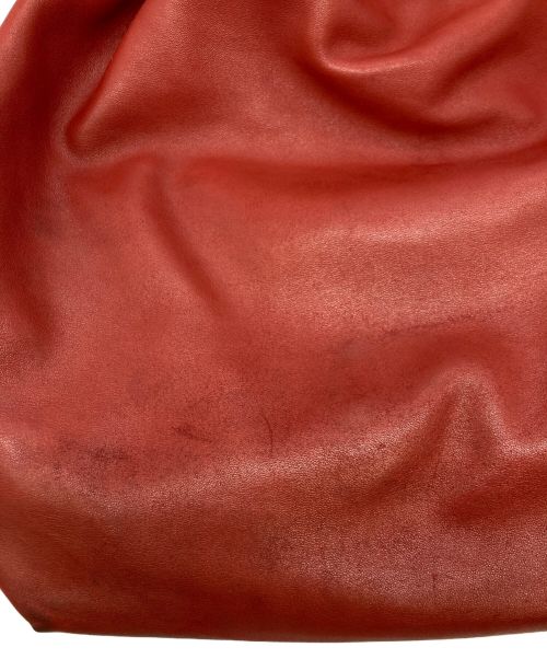 Saint Laurent Paris（サンローランパリ）Saint Laurent Paris (サンローランパリ) TEDDYレザーショルダーバッグ レッドの古着・服飾アイテム