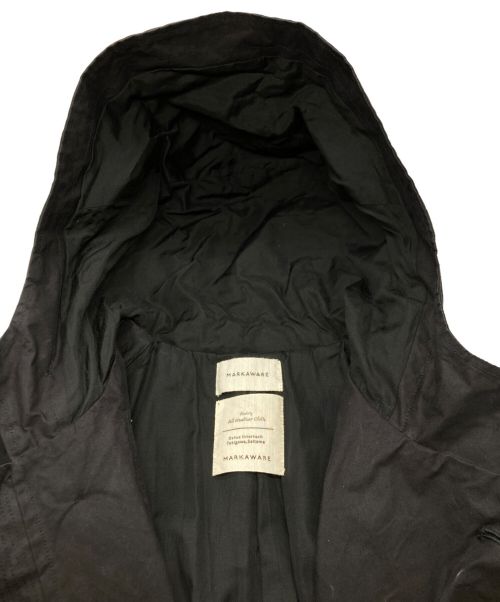 MARKAWARE（マーカウェア）MARKAWARE (マーカウェア) HEAVY ALL WEATHER CLOTH STORM COAT ブラック サイズ:SIZE 2の古着・服飾アイテム