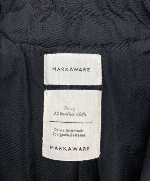 MARKAWARE（マーカウェア）MARKAWARE (マーカウェア) HEAVY ALL WEATHER CLOTH STORM COAT ブラック サイズ:SIZE 2の古着・服飾アイテム