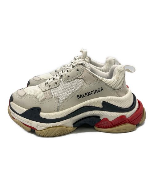 BALENCIAGA（バレンシアガ）BALENCIAGA (バレンシアガ) TRIPLE S ホワイト サイズ:US7の古着・服飾アイテム
