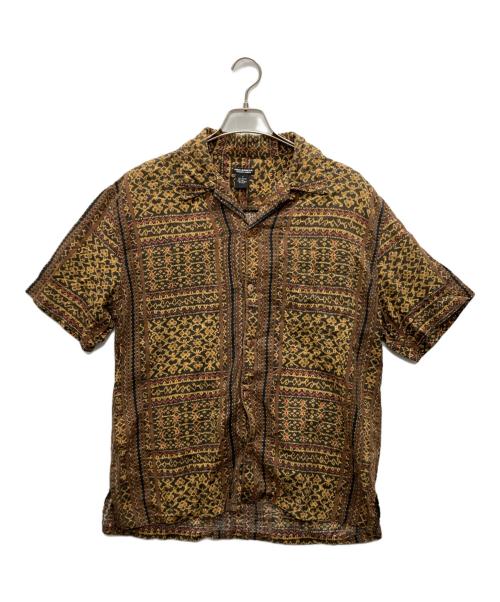 POLO JEANS CO.（ポロジーンズカンパニー）POLO JEANS CO. (ポロジーンズカンパニー) 総柄オープンカラーシャツ ブラウン サイズ:Sの古着・服飾アイテム