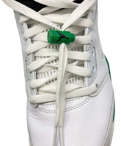 NIKE（ナイキ）NIKE (ナイキ) WMNS AIR JORDAN 5 RETRO ホワイト サイズ:SIZE 27cm(ウィメンズサイズ)の古着・服飾アイテム