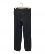 MM6 Maison Margielaエムエムシックスメゾンマルジェラ）の古着「レーヨンテーパードパンツ」｜ブラック