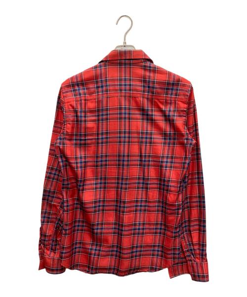 GIVENCHY（ジバンシィ）GIVENCHY (ジバンシィ) チェックシャツ レッド サイズ:SIZE 37の古着・服飾アイテム