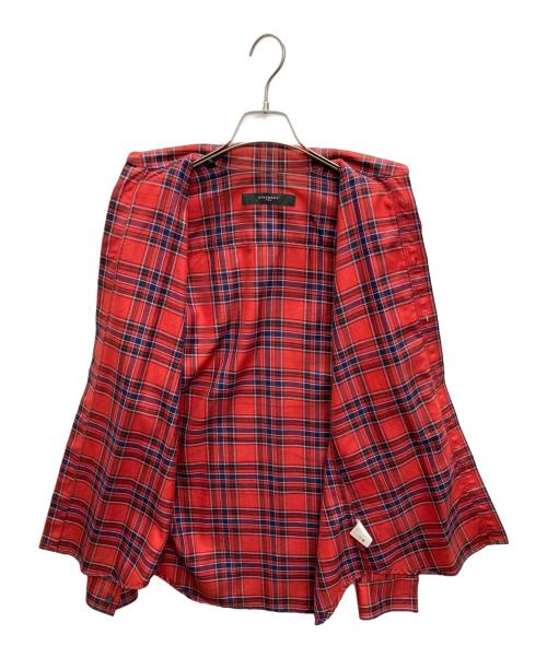 GIVENCHY（ジバンシィ）GIVENCHY (ジバンシィ) チェックシャツ レッド サイズ:SIZE 37の古着・服飾アイテム