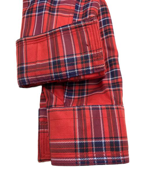 GIVENCHY（ジバンシィ）GIVENCHY (ジバンシィ) チェックシャツ レッド サイズ:SIZE 37の古着・服飾アイテム