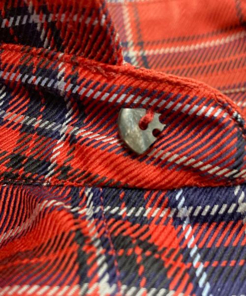 GIVENCHY（ジバンシィ）GIVENCHY (ジバンシィ) チェックシャツ レッド サイズ:SIZE 37の古着・服飾アイテム