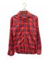 GIVENCHY（ジバンシィ）の古着「チェックシャツ」｜レッド