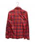 GIVENCHY (ジバンシィ) チェックシャツ レッド サイズ:SIZE 37：7000円