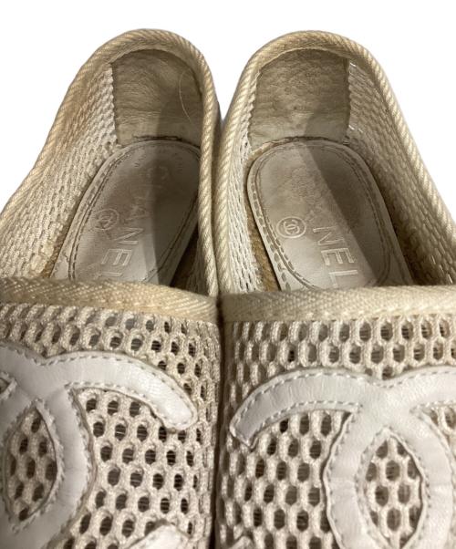 CHANEL（シャネル）CHANEL (シャネル) エスパドリーユ ベージュ サイズ:37の古着・服飾アイテム