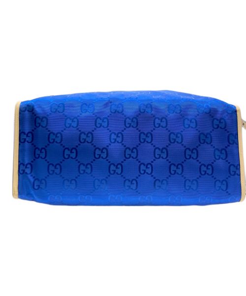 GUCCI（グッチ）GUCCI (グッチ) オフザグリッド2WAYバッグ ブルーの古着・服飾アイテム