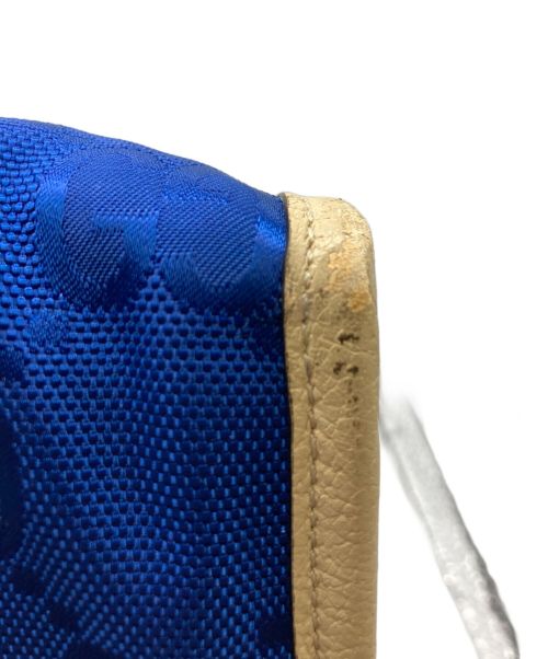 GUCCI（グッチ）GUCCI (グッチ) オフザグリッド2WAYバッグ ブルーの古着・服飾アイテム