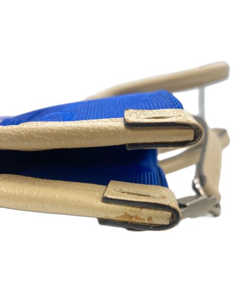 GUCCI（グッチ）GUCCI (グッチ) オフザグリッド2WAYバッグ ブルーの古着・服飾アイテム