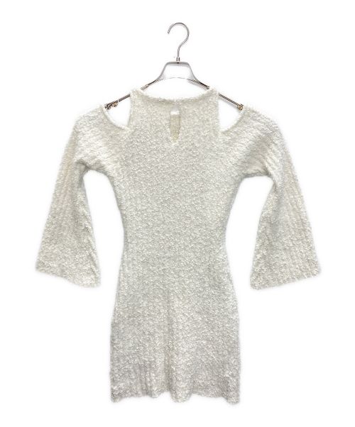 ANDMARY（アンドマリー）ANDMARY (アンドマリー) Nora knit mini dress ホワイト サイズ:SIZE Freeの古着・服飾アイテム
