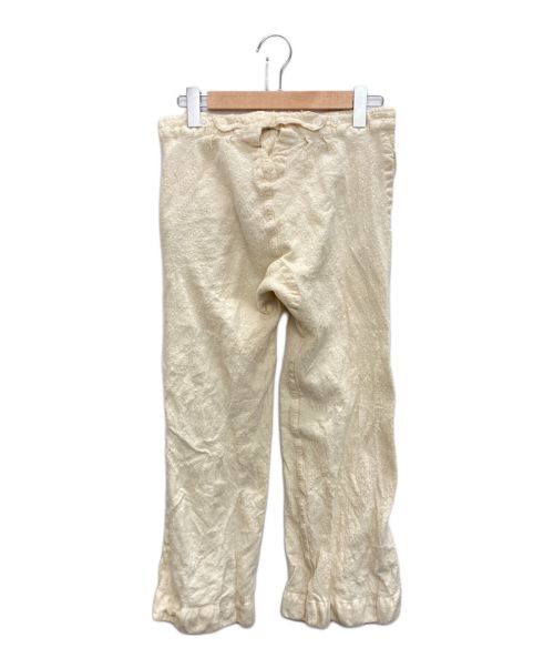 COMME des GARCONS HOMME PLUS（コムデギャルソンオムプリュス）COMME des GARCONS HOMME PLUS (コムデギャルソンオムプリュス) ウール縮絨アンクルパンツ ホワイト サイズ:SIZE Mの古着・服飾アイテム