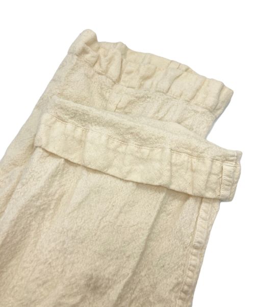 COMME des GARCONS HOMME PLUS（コムデギャルソンオムプリュス）COMME des GARCONS HOMME PLUS (コムデギャルソンオムプリュス) ウール縮絨アンクルパンツ ホワイト サイズ:SIZE Mの古着・服飾アイテム