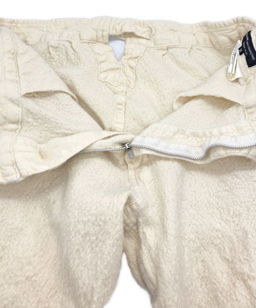 COMME des GARCONS HOMME PLUS（コムデギャルソンオムプリュス）COMME des GARCONS HOMME PLUS (コムデギャルソンオムプリュス) ウール縮絨アンクルパンツ ホワイト サイズ:SIZE Mの古着・服飾アイテム