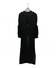 PERVERZE（パーバーズ）の古着「シアーブラウスワンピース」｜ブラック