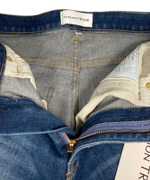 Tu es mon TRESOR（トゥ エ モン トレゾア）Tu es mon TRESOR (トゥ エ モン トレゾア) The Rose Quartz Jean インディゴ サイズ:	SIZE 24の古着・服飾アイテム