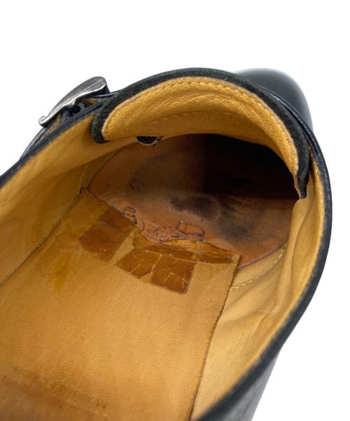 PARABOOT（パラブーツ）PARABOOT (パラブーツ) POEダブルモンクレザーシューズ ブラック サイズ:SIZE 9の古着・服飾アイテム