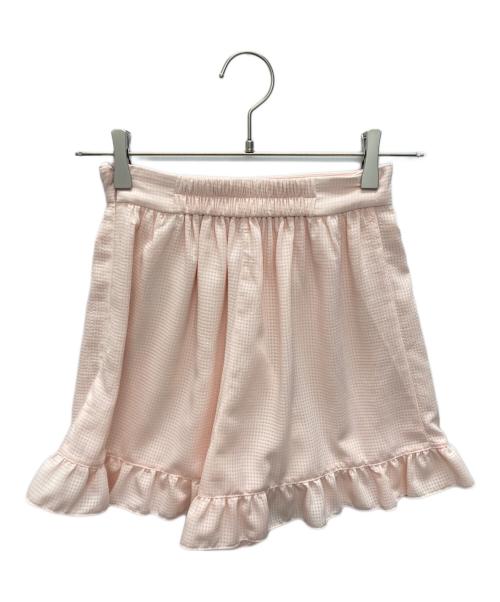 MISTREASS（ミストレアス）MISTREASS (ミストレアス) Frill Gather Top & Culotte Set ピンク サイズ:SIZE Freeの古着・服飾アイテム