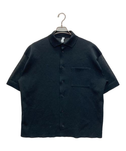 CFCL（シーエフシーエル）CFCL (シーエフシーエル) TC MILAN RIB SHORT SLEEVE SHIRT ブラック サイズ:SIZE 5の古着・服飾アイテム