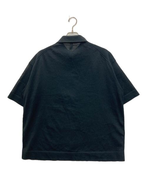 CFCL（シーエフシーエル）CFCL (シーエフシーエル) TC MILAN RIB SHORT SLEEVE SHIRT ブラック サイズ:SIZE 5の古着・服飾アイテム