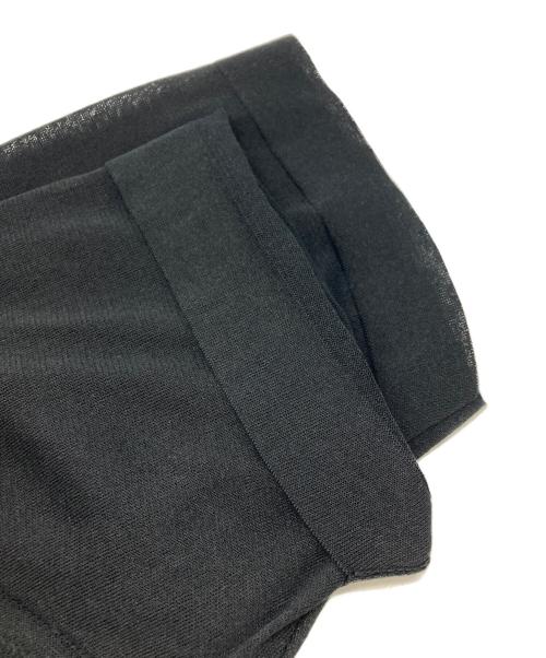 CFCL（シーエフシーエル）CFCL (シーエフシーエル) TC MILAN RIB SHORT SLEEVE SHIRT ブラック サイズ:SIZE 5の古着・服飾アイテム