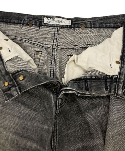 DAIRIKU（ダイリク）DAIRIKU (ダイリク) Flare Mud Vintage Denim Pants ブラック サイズ:SIZE 31の古着・服飾アイテム
