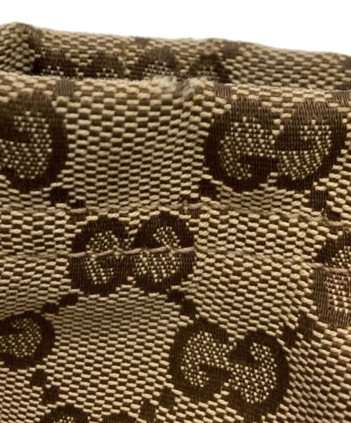 GUCCI（グッチ）GUCCI (グッチ) キャンバストートバッグ ベージュの古着・服飾アイテム