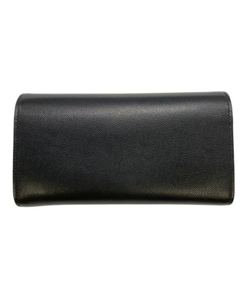 Saint Laurent Paris（サンローランパリ）Saint Laurent Paris (サンローランパリ) 長財布 ブラックの古着・服飾アイテム