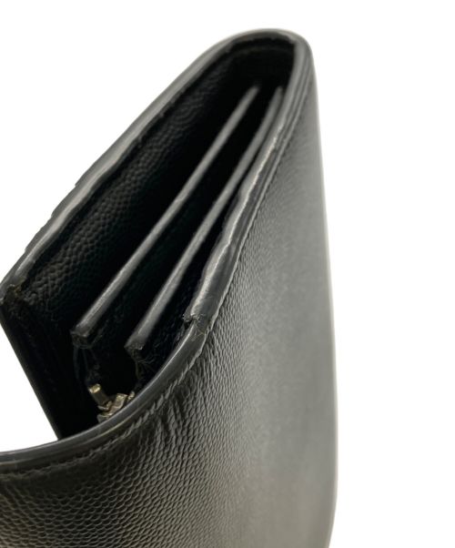 Saint Laurent Paris（サンローランパリ）Saint Laurent Paris (サンローランパリ) 長財布 ブラックの古着・服飾アイテム