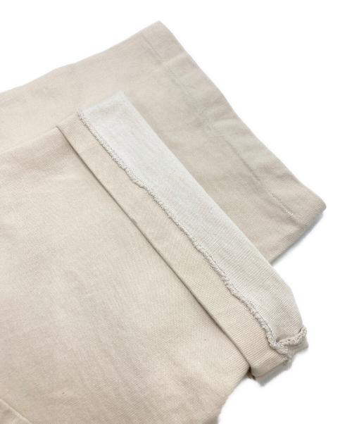 AURALEE（オーラリー）AURALEE (オーラリー) スタンドアップTシャツ ベージュ サイズ:SIZE 5の古着・服飾アイテム