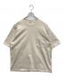 AURALEE（オーラリー）の古着「スタンドアップTシャツ」｜ベージュ