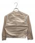 DRIES VAN NOTEN (ドリスヴァンノッテン) ノーカラージャケット ベージュ サイズ:SIZE 38：6000円