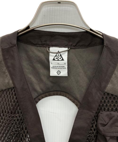 NIKE ACG（ナイキエーシージー）NIKE ACG (ナイキエージーシー) BUTTLES VEST VELVET ブラウン サイズ:SIZE XLの古着・服飾アイテム