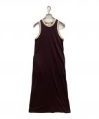 beautiful peopleビューティフルピープル）の古着「ジャージー タンクトップドレス」｜ブラウン