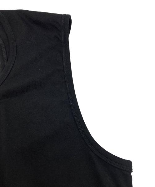 MM6 Maison Margiela（エムエムシックスメゾンマルジェラ）MM6 Maison Margiela (エムエムシックスメゾンマルジェラ) Cut-out Knit Tank ブラック サイズ:SIZE XSの古着・服飾アイテム