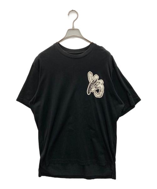 Y-3（ワイスリー）Y-3 (ワイスリー) ブラッシュロゴ オーバーサイズ グラフィックTシャツ ブラック サイズ:SIZE Mの古着・服飾アイテム