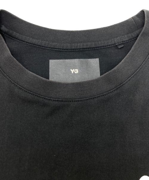 Y-3（ワイスリー）Y-3 (ワイスリー) ブラッシュロゴ オーバーサイズ グラフィックTシャツ ブラック サイズ:SIZE Mの古着・服飾アイテム