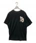 Y-3（ワイスリー）の古着「ブラッシュロゴ オーバーサイズ グラフィックTシャツ」｜ブラック