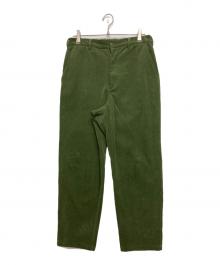 FreshService（フレッシュサービス）の古着「SOLOTEX CORDUROY TAPERED TROUSERS」｜オリーブ